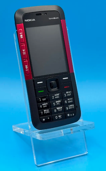 Phone on stand
